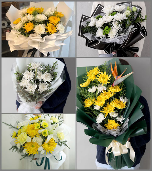 江苏南通如皋市东陈镇石池村白事花束代送